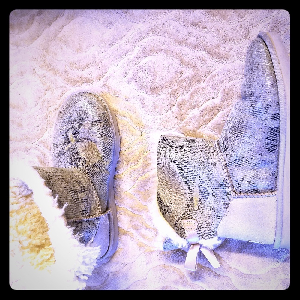 Snake print uggs